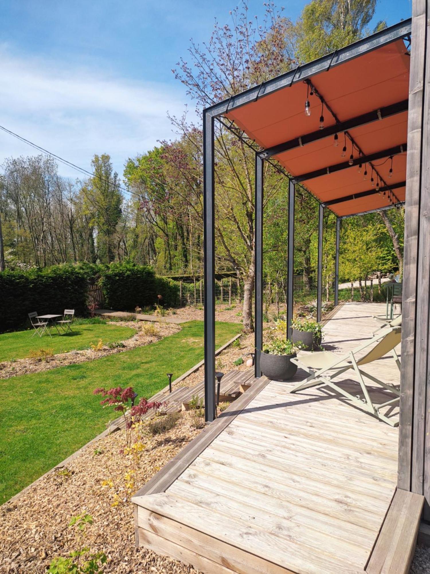 L'Ermitage - L'Ecolodge Des Monts Des Flandres - Au Coeur De 800M2 De Jardin Prive Saint-Jans-Cappel Extérieur photo
